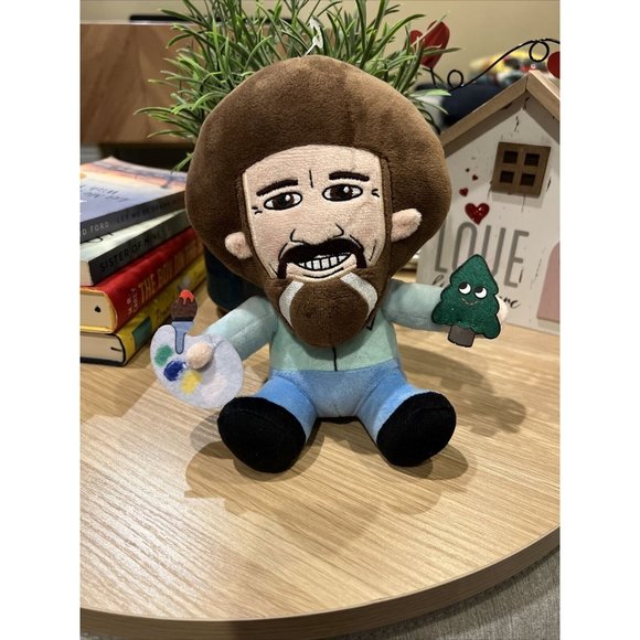 Bob Ross Kidrobot® Plush Doll, The Joy of Painting -New -8.5" tall - Picture 1 of 7